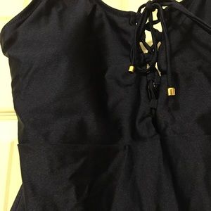 Classy 1-Pc Sapphire Blue Swimsuit Lined NEW Cute!